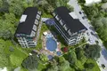 Mieszkanie 2 pokoi 57 m² Obakoy, Turcja
