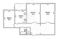 3 room apartment 80 m² Kobryn, Belarus