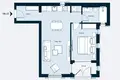 Mieszkanie 1 pokój 56 m² Radovici, Czarnogóra