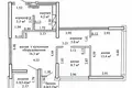 3 room apartment 56 m² Minsk, Belarus