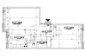 Appartement 3 chambres 55 m² Varsovie, Pologne