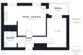 Apartamento 2 habitaciones 41 m² en Varsovia, Polonia