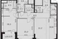 Appartement 3 chambres 86 m² Moscou, Russie