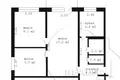 Appartement 3 chambres 50 m² Muchaviecki sielski Saviet, Bélarus