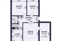 4 room apartment 65 m² Viliejka, Belarus