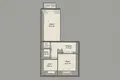 Appartement 2 chambres 56 m² Minsk, Bélarus