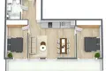 Apartamento 3 habitaciones 82 m² Klaipeda, Lituania