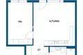 Квартира 2 комнаты 45 м² в Районе Котка-Хамина, Финляндия