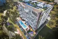 Complexe résidentiel Luxury penthouses in the new complex Bonds Avenue Residences with swimming pools, mini golf and gardens, Dubai Islands, Dubai, UAE