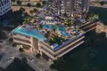 Complexe résidentiel Penthouses in the new residential complex Voxa with swimming pools, a garden and a mini golf, JVT, Dubai, UAE