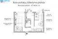 Wohnung 2 zimmer 47 m² Vilnius, Litauen