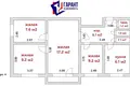 Appartement 4 chambres 59 m² Minsk, Bélarus