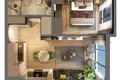 Appartement 1 chambre 54 m² Zeytinburnu, Turquie