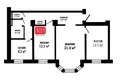 Apartamento 3 habitaciones 77 m² Minsk, Belarús