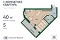 Kawalerka 1 pokój 40 m² Królewiec, Rosja
