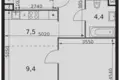 Mieszkanie 1 pokój 51 m² Moskwa, Rosja