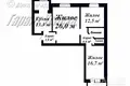 3 room apartment 81 m² Brest, Belarus