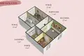 3 room apartment 62 m² Bierzglin, Poland