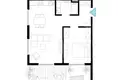 Wohnung 1 Schlafzimmer 60 m² Tivat, Montenegro