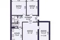 Квартира 4 комнаты 65 м² Вилейка, Беларусь
