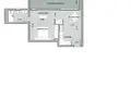 Studio apartment 64 m² Germasogeia, Cyprus
