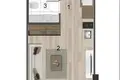Apartamento 3 habitaciones 47 m² Turquía, Turquía