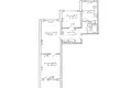 3 room apartment 61 m² Minsk, Belarus