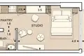 Studio apartment 32 m² Dubai, United Arab Emirates