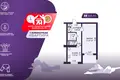 1 room apartment 35 m² Minsk, Belarus