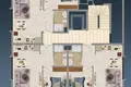 Penthouse 1 bedroom 50 m² Kestel, Turkey