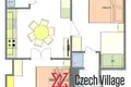 Apartamento 4 habitaciones 46 m² Praga, Chequia