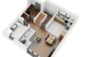 Dúplex 4 habitaciones 83 m² Cholerzyn, Polonia