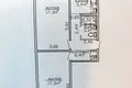 Wohnung 2 zimmer 50 m² Homel, Belarus