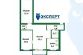 3 room apartment 52 m² Minsk, Belarus