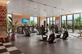Residential complex New Hyde Residences with swimming pools and wellness centers close to the shopping mall, Dubai Hills, Dubai, UAE