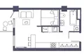 Studio 1 Schlafzimmer 32 m² Batumi, Georgien