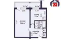 Apartamento 1 habitación 35 m² Minsk, Belarús