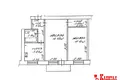 Appartement 2 chambres 49 m² Homiel, Bélarus