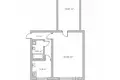 2 room apartment 44 m² Kaunas, Lithuania