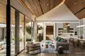 Residential complex Luxury villas in Thai traditional architectural style, with swimming pools, surrounded by greenery, Phuket, Thailand