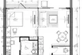 2 bedroom apartment 64 m² Bangkok, Thailand