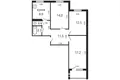 Appartement 3 chambres 67 m² Minsk, Bélarus