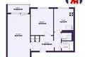 Wohnung 2 zimmer 46 m² Sluzk, Belarus