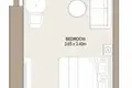 Kawalerka 43 m² Dubaj, Emiraty Arabskie