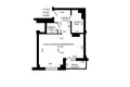 Квартира 1 комната 44 м² Минск, Беларусь