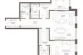 Apartamento 2 habitaciones 154 m² Moscú, Rusia