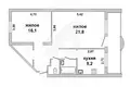 Wohnung 2 zimmer 61 m² Muchaviecki sielski Saviet, Belarus