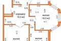 Appartement 3 chambres 92 m² Minsk, Bélarus