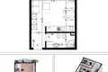 1 room apartment 40 m² Kryevidh, Albania