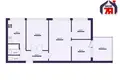 4 room apartment 59 m² Minsk, Belarus